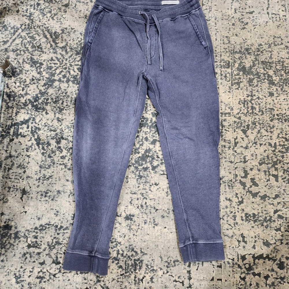 Outerknown Hightide Sweatpants Mens Medium M Blue Hemp Organic Cotton Joggers